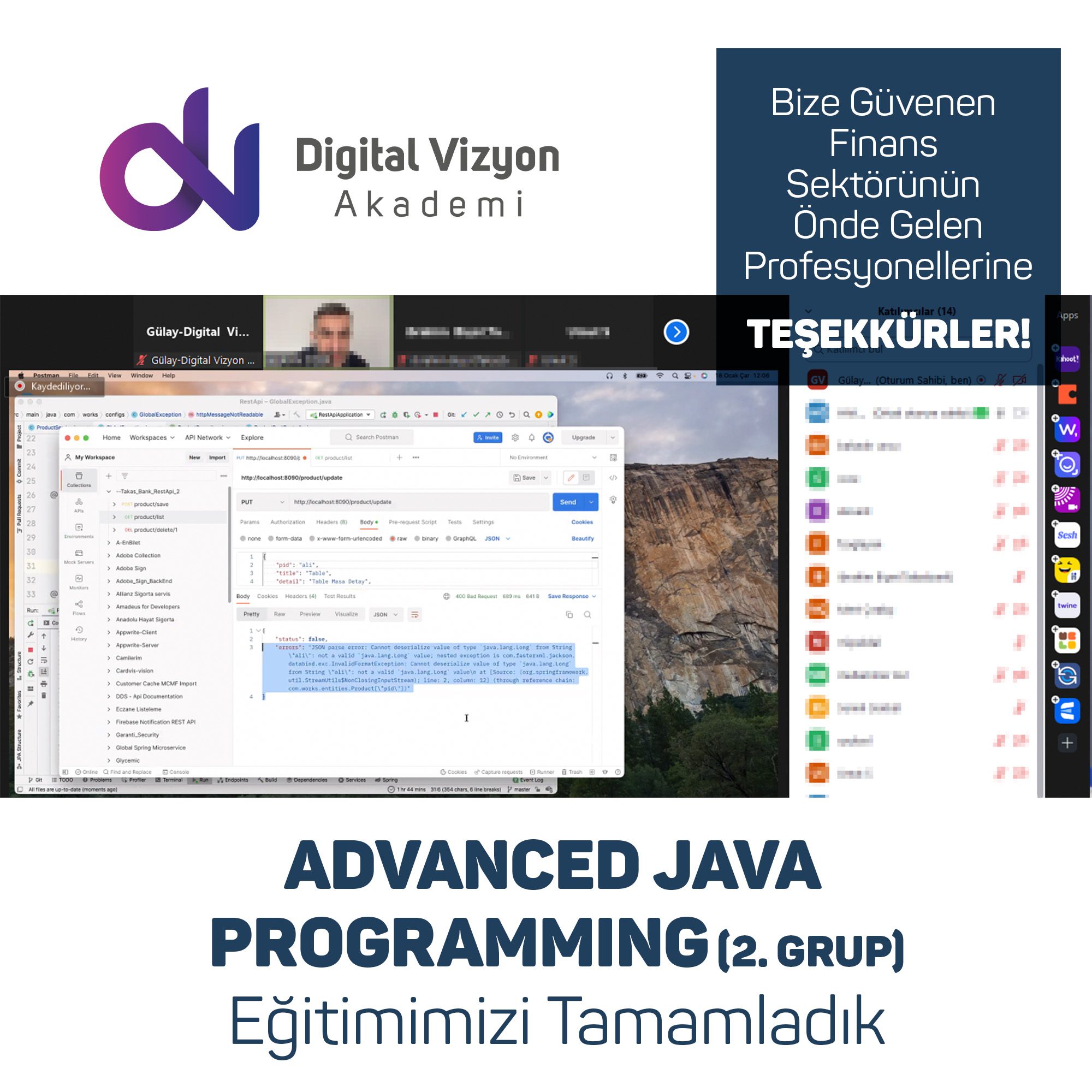 Advanced Java Programming (2. Grup) Eğitimi