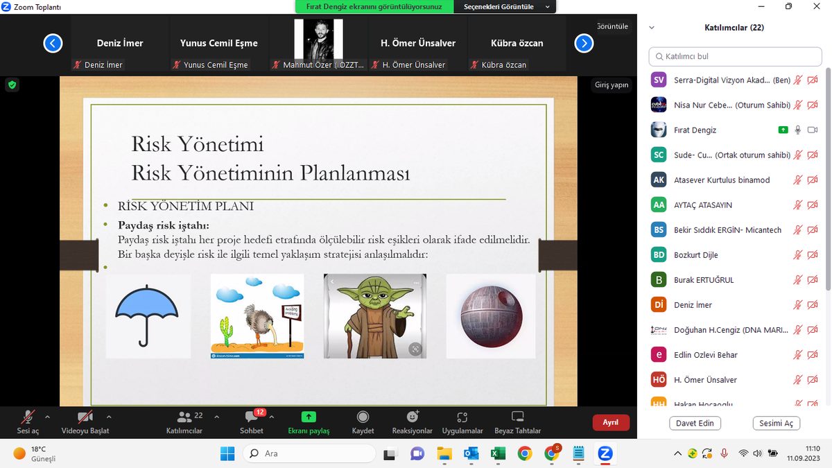 Proje ve Risk Yönetimi