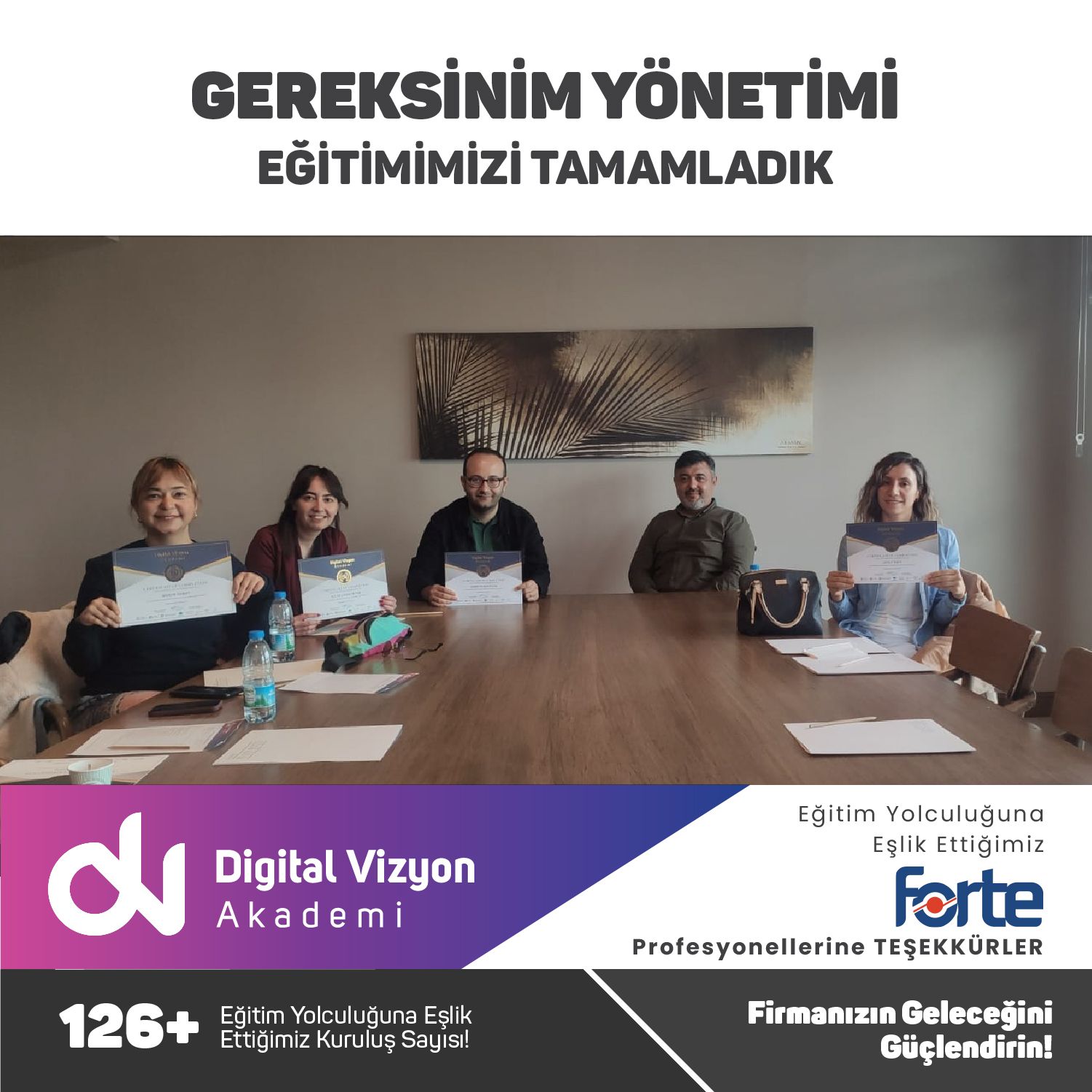 GEREKSİNİM YÖNETİMİ eğitimi