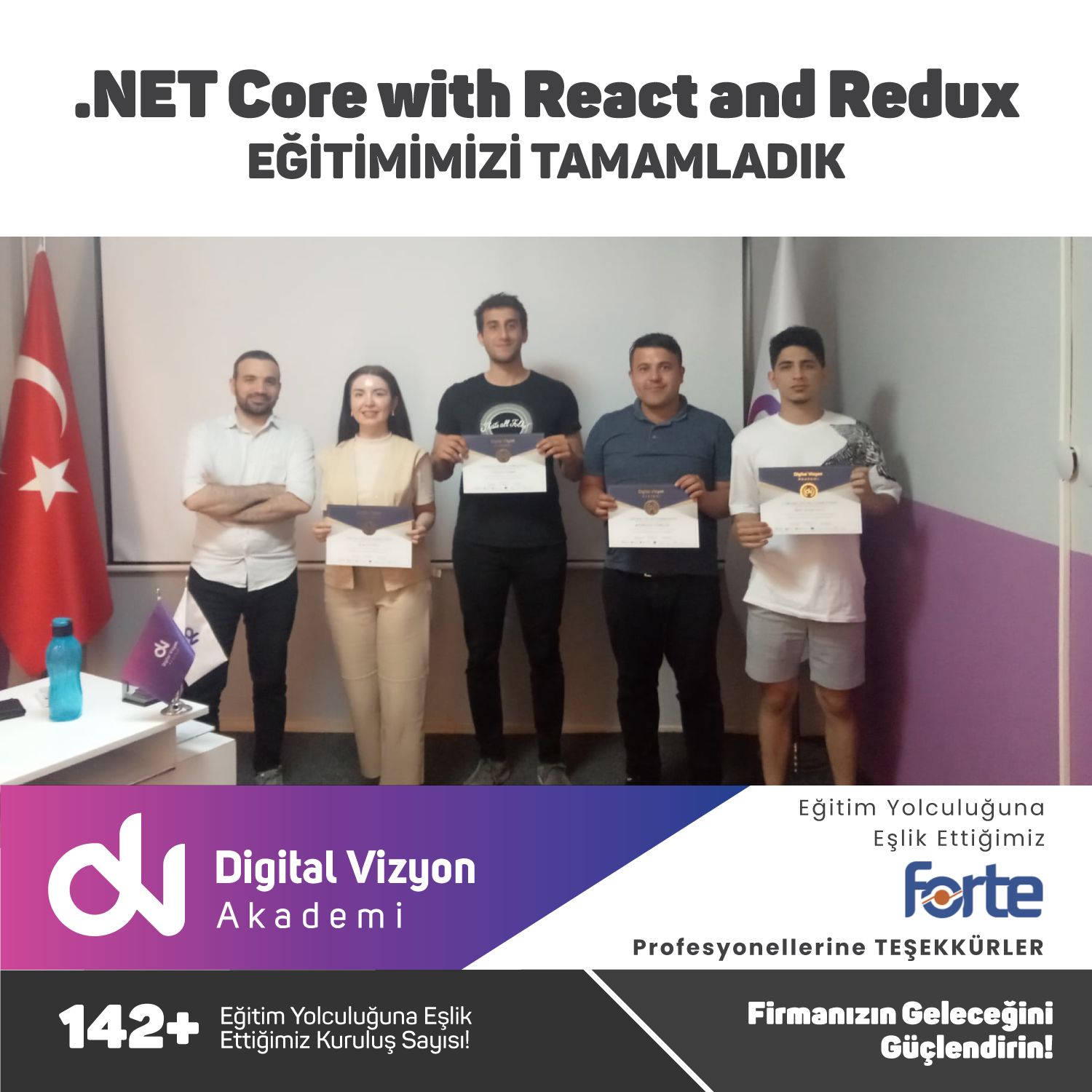 .NET Core with React and Redux eğitimi